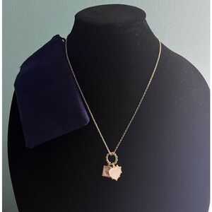 Tory Burch Semi-Precious Charm Necklace